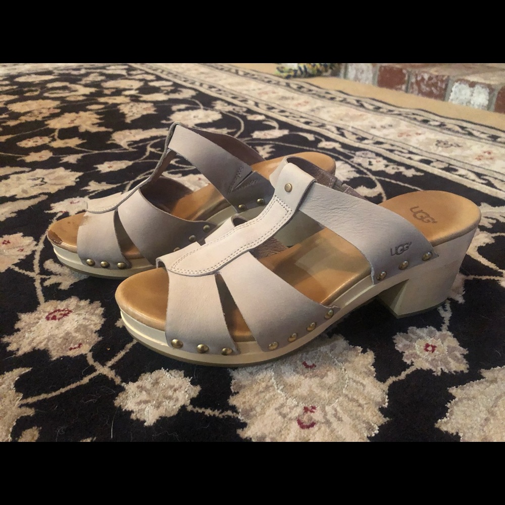 UGG wooden platform Jennie sandal